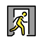 Emergency Exit Door SVG Icon